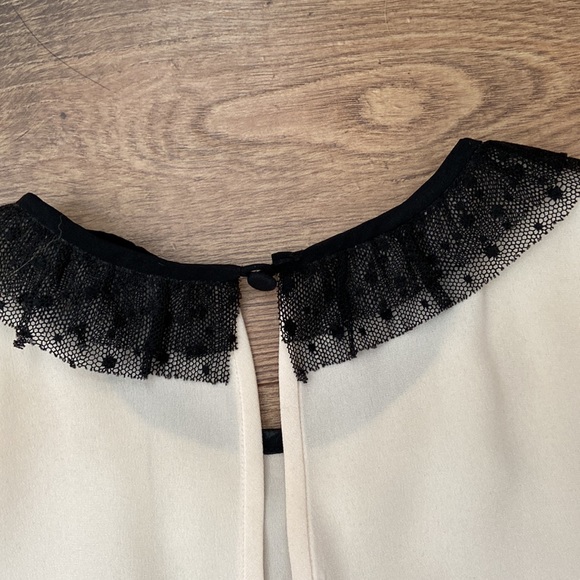 J.Crew Collection Black Lace Blouse - Picture 5 of 6